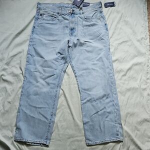 NWT Nautica Authentic Loose Light Blue Jeans, Size 36/30